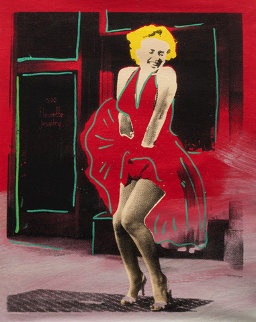 Marilyn Monroe, Some Like It Hot Unique 28x24 Limited Edition Print - Steve Kaufman Marilyn Monroe, Some Like It Hot Unique 28x24 Limited Edition Print - Steve Kaufman