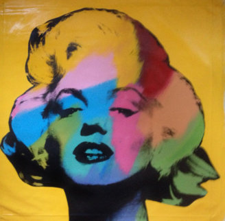 Marilyn Large State Yellow AP 1996 Limited Edition Print - Steve Kaufman Marilyn Large State Yellow AP 1996 Limited Edition Print - Steve Kaufman