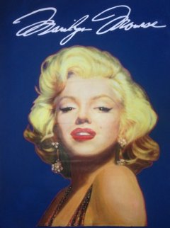Marilyn Unique 1996 46x36 Original Painting - Steve Kaufman Marilyn Unique 1996 46x36 Original Painting - Steve Kaufman