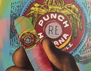 Punch Cigar (Large) Limited Edition Print - Steve Kaufman Punch Cigar (Large) Limited Edition Print - Steve Kaufman