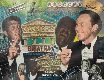 Rat Pack Caesars Palace AP Limited Edition Print - Steve Kaufman Rat Pack Caesars Palace AP Limited Edition Print - Steve Kaufman