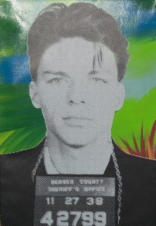 Frank Sinatra Mugshot Limited Edition Print - Steve Kaufman Frank Sinatra Mugshot Limited Edition Print - Steve Kaufman