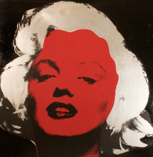Marilyn Series VI (Black) 1995 Limited Edition Print - Steve Kaufman Marilyn Series VI (Black) 1995 Limited Edition Print - Steve Kaufman