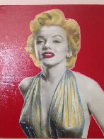 Marilyn Unique 20x17 Original Painting by Steve Kaufman - 2 Marilyn Unique 20x17 Original Painting by Steve Kaufman - 2