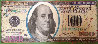 New $100 Bill Unique 2007 20x46 Limited Edition Print by Steve Kaufman - 0