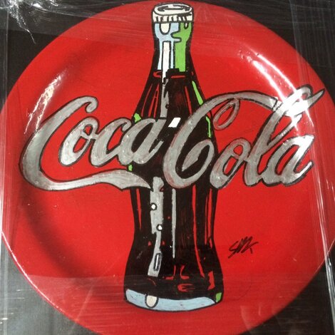 Coca Cola Ceramic Plate Unique 11 in Other - Steve Kaufman