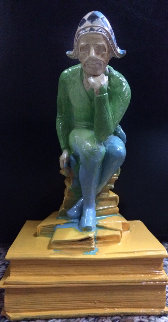 Jester Acrylic Sculpture Unique 8 in Sculpture - Steve Kaufman Jester Acrylic Sculpture Unique 8 in Sculpture - Steve Kaufman
