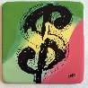 Dollar Sign Ceramic Plate Unique Other by Steve Kaufman - 1