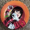 Lichtenstein Crying Girl Ceramic Bowl Other by Steve Kaufman - 0
