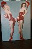 Marilyn Monroe/Jane Russell: Gentlemen Prefer Blondes Unique 45x35 - Huge Limited Edition Print by Steve Kaufman - 2