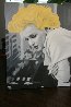 Marilyn Monroe - 5th Ave, NYC Unique 48x38 Original Painting by Steve Kaufman - 1