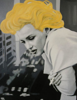Marilyn Monroe - 5th Ave, NYC Unique 48x38 Original Painting - Steve Kaufman