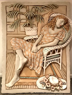 Untitled Bas-Relief Ceramic Sculpture 1985 44 in Sculpture - Emily Kaufman Untitled Bas-Relief Ceramic Sculpture 1985 44 in Sculpture - Emily Kaufman
