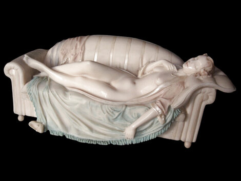Lilys Daydream Resin Sculpture 1983 17 in Sculpture - Emily Kaufman