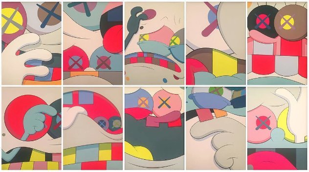 Blame Game Portfolio of 10 PP 2014 each 33x23 Limited Edition Print by  KAWS