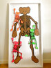 Untitled Assemblage 62x32 -  Huge Original Painting by  KAWS - 1