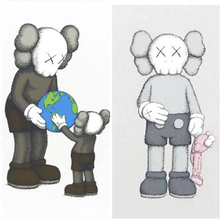 Promise and Share Set of 2 PP 2002 Limited Edition Print -  KAWS
