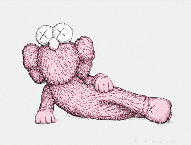 Share PP 2021 Silkscreen 22x18 by KAWS - For Sale on Art