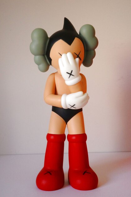 Kaws X Kubrick Set 1 Bus Stop - Bearbrick Medicom Vinyl Sculpture