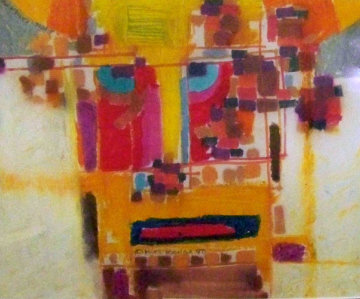 Fire Spirit Mask 1980 9x12 Works on Paper (not prints) - Kofi Kayiga Fire Spirit Mask 1980 9x12 Works on Paper (not prints) - Kofi Kayiga