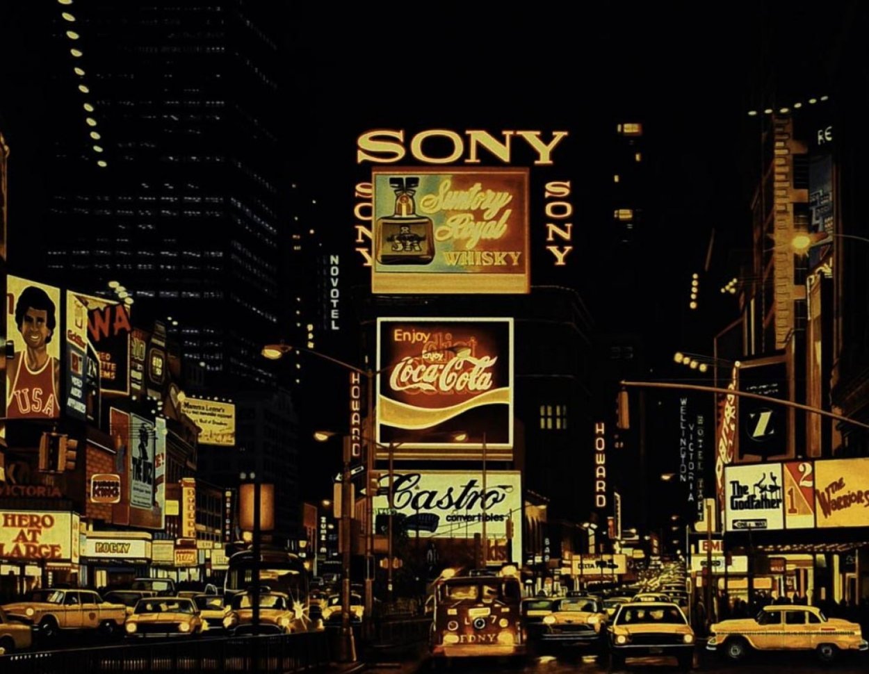 Times Square Change Scene 1995 Limited Edition Print by Ken Keeley Times Square Change Scene 1995 Limited Edition Print by Ken Keeley