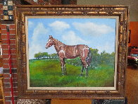 Untitled Horse Portrait 1970 33x38 Original Painting by Ken Keeley - 1 Untitled Horse Portrait 1970 33x38 Original Painting by Ken Keeley - 1
