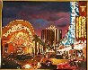 Untitled Las Vegas Cityscape 1995 50x62 Original Painting by Ken Keeley - 1