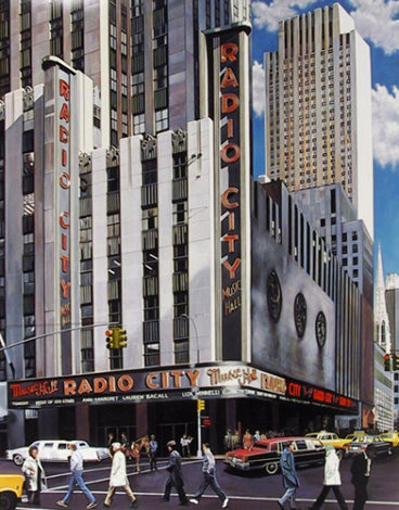 Radio City Music Hall, New York AP NYC Limited Edition Print - Ken Keeley