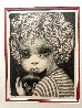 Girl with Cat 1972 Limited Edition Print by Margaret D. H. Keane - 2