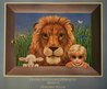 Lion and Lamb HS Limited Edition Print by Margaret D. H. Keane - 1