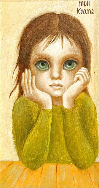 Lee Keane “Go-Go” Big Eyes　レトロ　1960年代 Vintage Mod Lee Big Eye Go-Go Boy Litho Print Dancer with