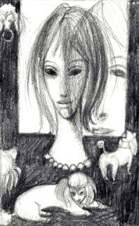 Margaret Keane - Red Skelton - A Collection of Seven Drawings 1960 (Big Eyes) Works on Paper (not prints) - Margaret D. H. Keane Margaret Keane - Red Skelton - A Collection of Seven Drawings 1960 (Big Eyes) Works on Paper (not prints) - Margaret D. H. Keane