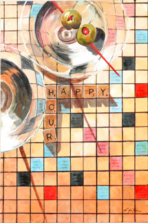 Happy Hour 36x24 Original Painting - Jim Keifer Happy Hour 36x24 Original Painting - Jim Keifer