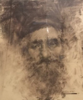 Study of an Old Man 17x12 Works on Paper (not prints) by Ramon Kelley