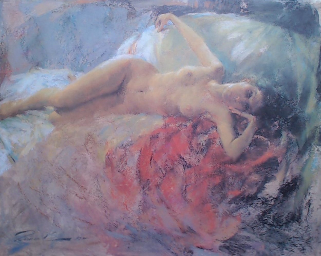Untitled Serigraph 1994 Limited Edition Print by Ramon Kelley Untitled Serigraph 1994 Limited Edition Print by Ramon Kelley