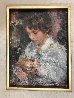 Boy With Pitcher 1994 17x20 - Painting Original Painting by Ramon Kelley - 2
