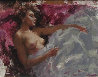 El Sueno 1993 8x9 Original Painting by Ramon Kelley - 0