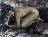 Bronze Nude Girl 1994 12x15 Original Painting by Ramon Kelley - 0