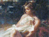 Despertando Des Nude 1994 17x23 Original Painting by Ramon Kelley - 2
