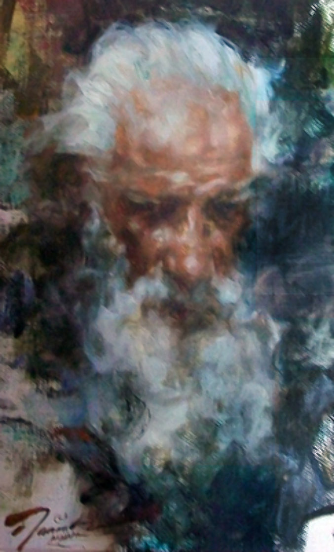 Senor Pedro, Taos 21x17 Original Painting by Ramon Kelley Senor Pedro, Taos 21x17 Original Painting by Ramon Kelley