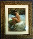 Shadows of Blue and Gold Nude 1984 30x35 Original Painting by Ramon Kelley - 1