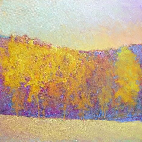 Descending Golds 2023 32x32 Original Painting - Ken Elliott