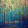 In the Forest Surround  2024 - 40x40 - Huge - Canvas Limited Edition Print by Ken Elliott - 0