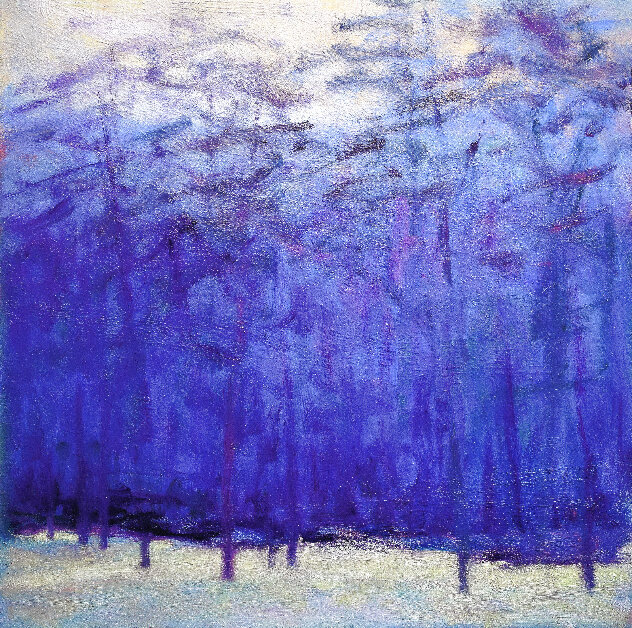 Blue Forest Haze - Canvas Limited Edition Print by Ken Elliott