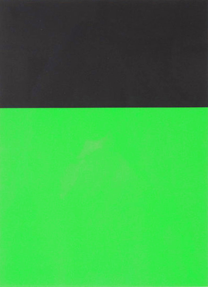 Black / Green 1970 Limited Edition Print by Ellsworth Kelly