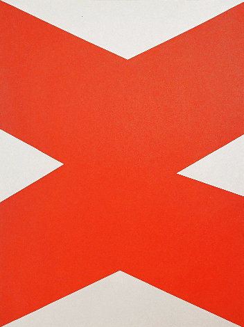 From Derriere le Miroir: Untitled (X) Limited Edition Print - Ellsworth Kelly