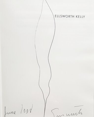 Untitled (Original Leaf Drawing) 1998 20x17 Drawing - Ellsworth Kelly