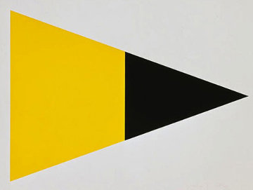 Black Yellow 1972 Limited Edition Print - Ellsworth Kelly Black Yellow 1972 Limited Edition Print - Ellsworth Kelly