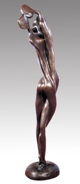 Lovers Duet Bronze Sculpture 1992 31 inches Sculpture by John Kennedy