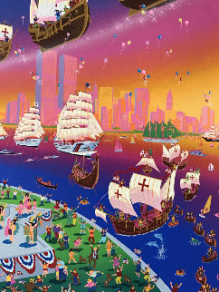 Christopher Columbus 500 Anniversary 1992 Limited Edition Print - Melanie Taylor Kent Christopher Columbus 500 Anniversary 1992 Limited Edition Print - Melanie Taylor Kent